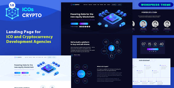 Crypto Currency - Bitcoin Wordpress Theme
