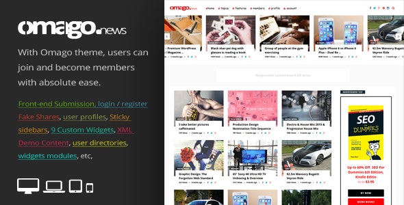 Profile Membership Wordpress Theme